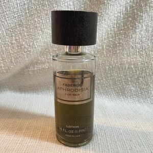 Vintage Faberge Aphrodisia for Men Cologne 16 oz‎ USA Splash Lotion 1 Pint RARE